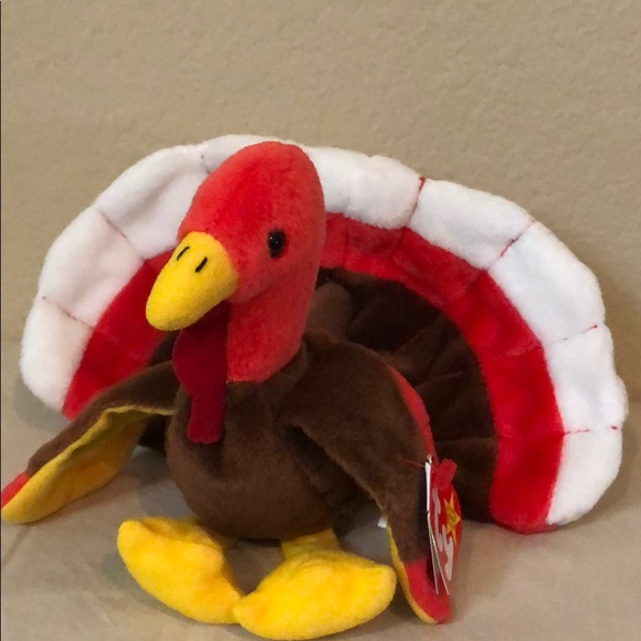 Gobbles the Turkey Ty The Beanie Babies Collection - Picture 2 of 8